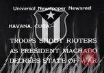 Image of Gerardo Machado Havana Cuba, 1933, second 4 stock footage video 65675041250