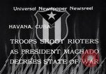 Image of Gerardo Machado Havana Cuba, 1933, second 9 stock footage video 65675041250