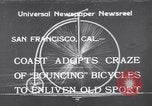 Image of Rhythm Bicycles San Francisco California USA, 1933, second 1 stock footage video 65675041254