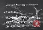 Image of Anna Van Skike Venice Beach Los Angeles California USA, 1933, second 3 stock footage video 65675041258