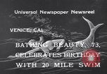 Image of Anna Van Skike Venice Beach Los Angeles California USA, 1933, second 4 stock footage video 65675041258