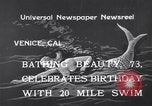 Image of Anna Van Skike Venice Beach Los Angeles California USA, 1933, second 5 stock footage video 65675041258