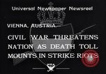 Image of Strikers riot Vienna Austria, 1934, second 8 stock footage video 65675041261