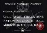 Image of Strikers riot Vienna Austria, 1934, second 10 stock footage video 65675041261