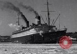 Image of Ocean liner Bremen New York City USA, 1934, second 13 stock footage video 65675041262