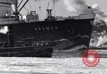 Image of Ocean liner Bremen New York City USA, 1934, second 14 stock footage video 65675041262