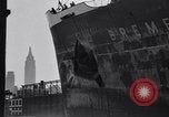 Image of Ocean liner Bremen New York City USA, 1934, second 25 stock footage video 65675041262