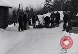 Standbild Bobbahn Lake Placid New York USA, 1934, aus Sekunde 12 historischem Filmmaterial Videoclip 65675041268