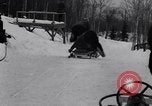 Standbild Bobbahn Lake Placid New York USA, 1934, aus Sekunde 18 historischem Filmmaterial Videoclip 65675041268