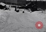 Standbild Bobbahn Lake Placid New York USA, 1934, aus Sekunde 59 historischem Filmmaterial Videoclip 65675041268