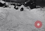 Standbild Bobbahn Lake Placid New York USA, 1934, aus Sekunde 61 historischem Filmmaterial Videoclip 65675041268