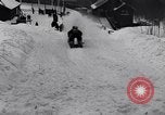 Standbild Bobbahn Lake Placid New York USA, 1934, aus Sekunde 62 historischem Filmmaterial Videoclip 65675041268