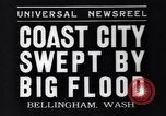 Standbild Bellingham Hochwasser Bellingham Washington USA, 1935, aus Sekunde 6 historischem Filmmaterial Videoclip 65675041269