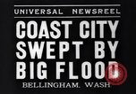 Standbild Bellingham Hochwasser Bellingham Washington USA, 1935, aus Sekunde 8 historischem Filmmaterial Videoclip 65675041269