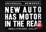 Image of Stout Scarab automobile Hollywood Los Angeles California USA, 1935, second 1 stock footage video 65675041272