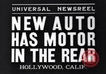 Image of Stout Scarab automobile Hollywood Los Angeles California USA, 1935, second 3 stock footage video 65675041272