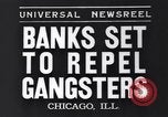 Image Des mesures de sécurité de la banque contre les voleurs de banque gangster Chicago Illinois USA, 1935, de la seconde 7 séquences d'archives historiques vidéo 65675041275