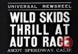 Standbild auto race Ascot Speedway California USA, 1935, aus Sekunde 8 historischem Filmmaterial Videoclip 65675041278