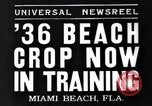 Image of Model Miami Beach Florida USA, 1935, second 4 stock footage video 65675041279