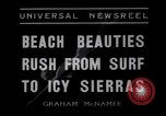 Image of surfing Venice Beach Los Angeles California USA, 1935, second 3 stock footage video 65675041280