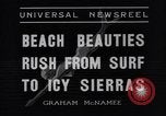 Image of surfing Venice Beach Los Angeles California USA, 1935, second 10 stock footage video 65675041280