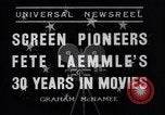 Immagine di Carl Laemmle Universal City California USA, 1936, secondo 3 filmato di repertorio 65675041288