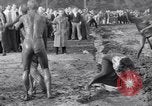 Immagine di Il fango wrestling Los Angeles California USA, 1936, secondo 54 filmato di repertorio 65675041292