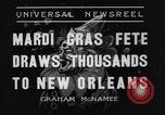 Immagine di Mardi Gras New Orleans Louisiana USA, 1936, secondo 3 filmato di repertorio 65675041294