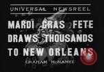 Immagine di Mardi Gras New Orleans Louisiana USA, 1936, secondo 6 filmato di repertorio 65675041294
