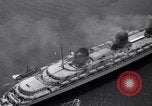 Standbild Französische liner SS Normandie New York City USA, 1936, aus Sekunde 33 historischem Filmmaterial Videoclip 65675041298