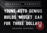 Standbild kleine Automobil Rockville Maryland United States USA, 1936, aus Sekunde 1 historischem Filmmaterial Videoclip 65675041301