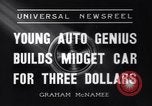 Standbild kleine Automobil Rockville Maryland United States USA, 1936, aus Sekunde 7 historischem Filmmaterial Videoclip 65675041301