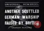 Standbild Kriegsschiff Rosyth Schottland, 1936, aus Sekunde 9 historischem Filmmaterial Videoclip 65675041303