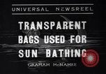 Image de bain de soleil Del Monte California USA, 1936, de la seconde 1 séquences d'archives historiques vidéo 65675041305