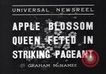 Standbild Apple Blossom Pageant Wenatchee Washington USA, 1936, aus Sekunde 3 historischem Filmmaterial Videoclip 65675041306