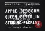 Standbild Apple Blossom Pageant Wenatchee Washington USA, 1936, aus Sekunde 5 historischem Filmmaterial Videoclip 65675041306