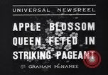 Standbild Apple Blossom Pageant Wenatchee Washington USA, 1936, aus Sekunde 7 historischem Filmmaterial Videoclip 65675041306