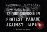 Standbild Protest Parade New York City USA, 1938, aus Sekunde 5 historischem Filmmaterial Videoclip 65675041309