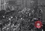 Standbild Protest Parade New York City USA, 1938, aus Sekunde 9 historischem Filmmaterial Videoclip 65675041309