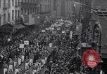 Standbild Protest Parade New York City USA, 1938, aus Sekunde 10 historischem Filmmaterial Videoclip 65675041309