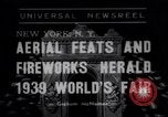 Standbild Antenne Kunststücke New York City USA, 1938, aus Sekunde 1 historischem Filmmaterial Videoclip 65675041315