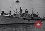 Standbild USS Williamsburg für Präsident Truman Portsmouth Virginia USA, 1945, aus Sekunde 51 historischem Filmmaterial Videoclip 65675041337