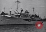 Standbild USS Williamsburg für Präsident Truman Portsmouth Virginia USA, 1945, aus Sekunde 53 historischem Filmmaterial Videoclip 65675041337