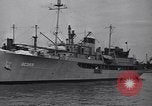 Standbild USS Williamsburg für Präsident Truman Portsmouth Virginia USA, 1945, aus Sekunde 54 historischem Filmmaterial Videoclip 65675041337