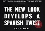 Standbild Modelle Barcelona Spanien, 1947, aus Sekunde 4 historischem Filmmaterial Videoclip 65675041345