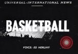 Standbild Basketball New York United States USA, 1947, aus Sekunde 1 historischem Filmmaterial Videoclip 65675041346