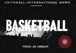 Standbild Basketball New York United States USA, 1947, aus Sekunde 4 historischem Filmmaterial Videoclip 65675041346