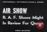 Image of Queen Elizabeth reviews RAF United Kingdom, 1953, second 12 stock footage video 65675041353