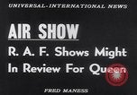 Image of Queen Elizabeth reviews RAF United Kingdom, 1953, second 14 stock footage video 65675041353