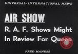 Image of Queen Elizabeth reviews RAF United Kingdom, 1953, second 15 stock footage video 65675041353